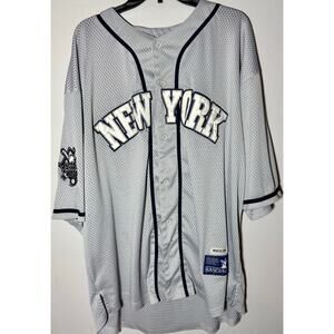 Vintage NY Yankees Jersey Derek Jeter Streetwear 90’s Y2K Size XXL 3XL Rare!